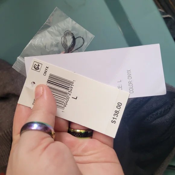 NEW large design history black sweater with ruffled front and bell sleeves - Picture 6 of 7